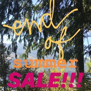 END OF SUMMER SALE!!